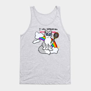 Demolish You With My Sword Cat Tank Top